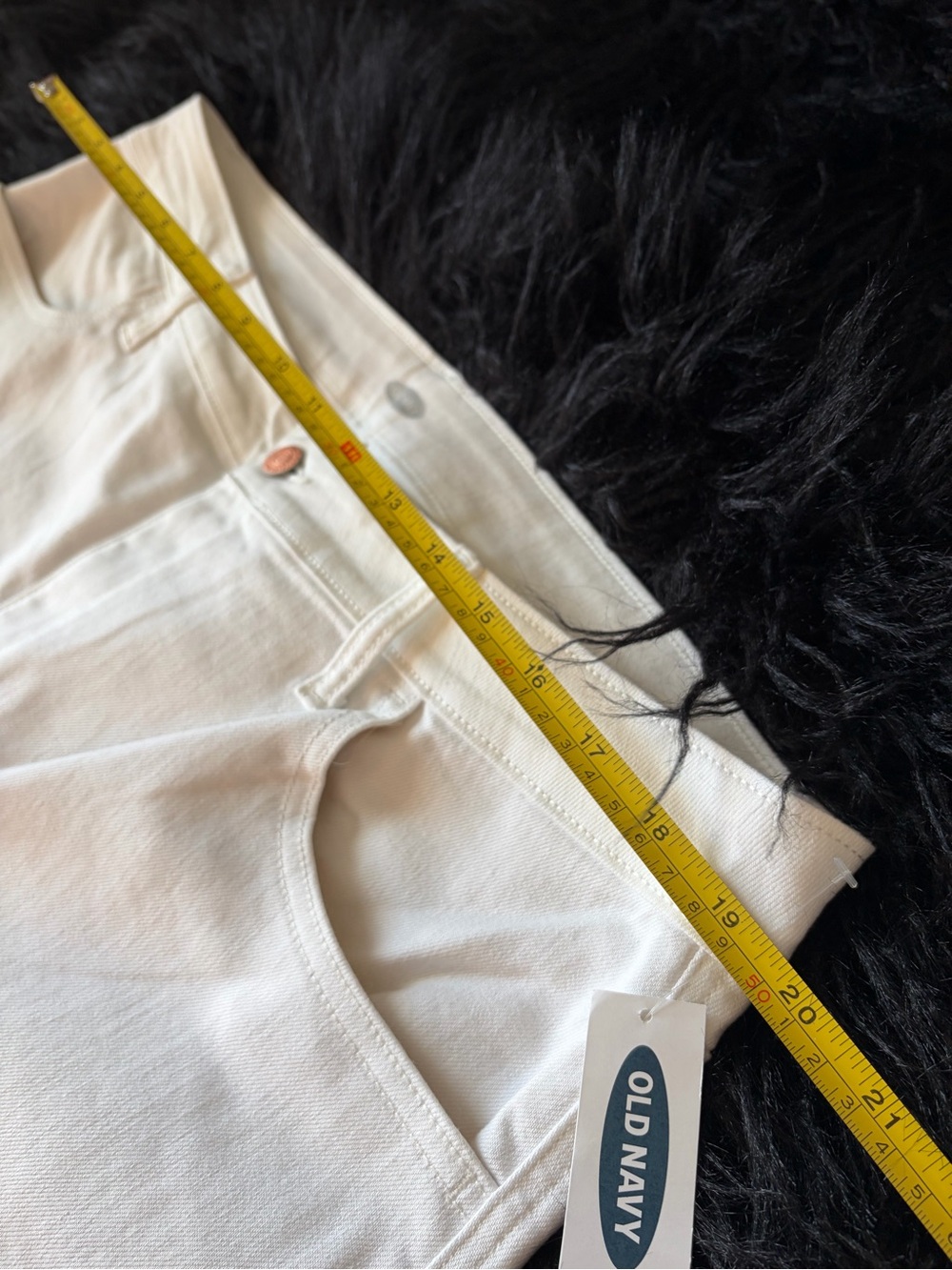 Old Navy White Wide Leg Pants - Picture 6 of 8